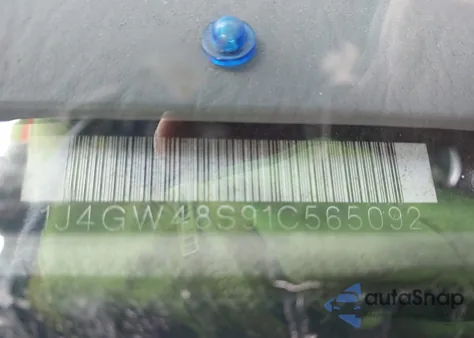 2001 Jeep Grand Cherokee Laredo из США, поврежденный, VIN 1J4GW48S91C565092